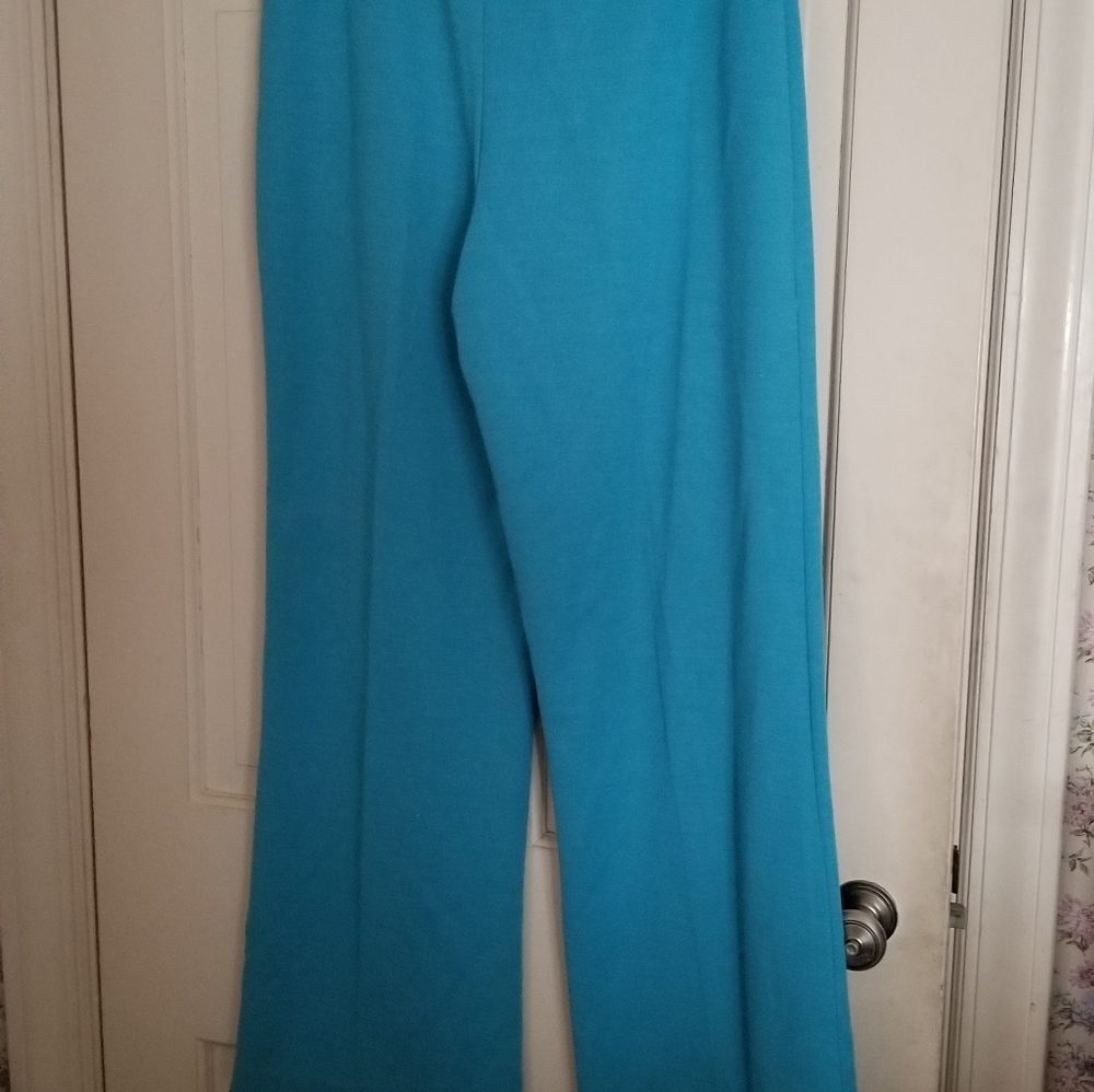 Vintage Talbott Turquoise elastic Waist Pants